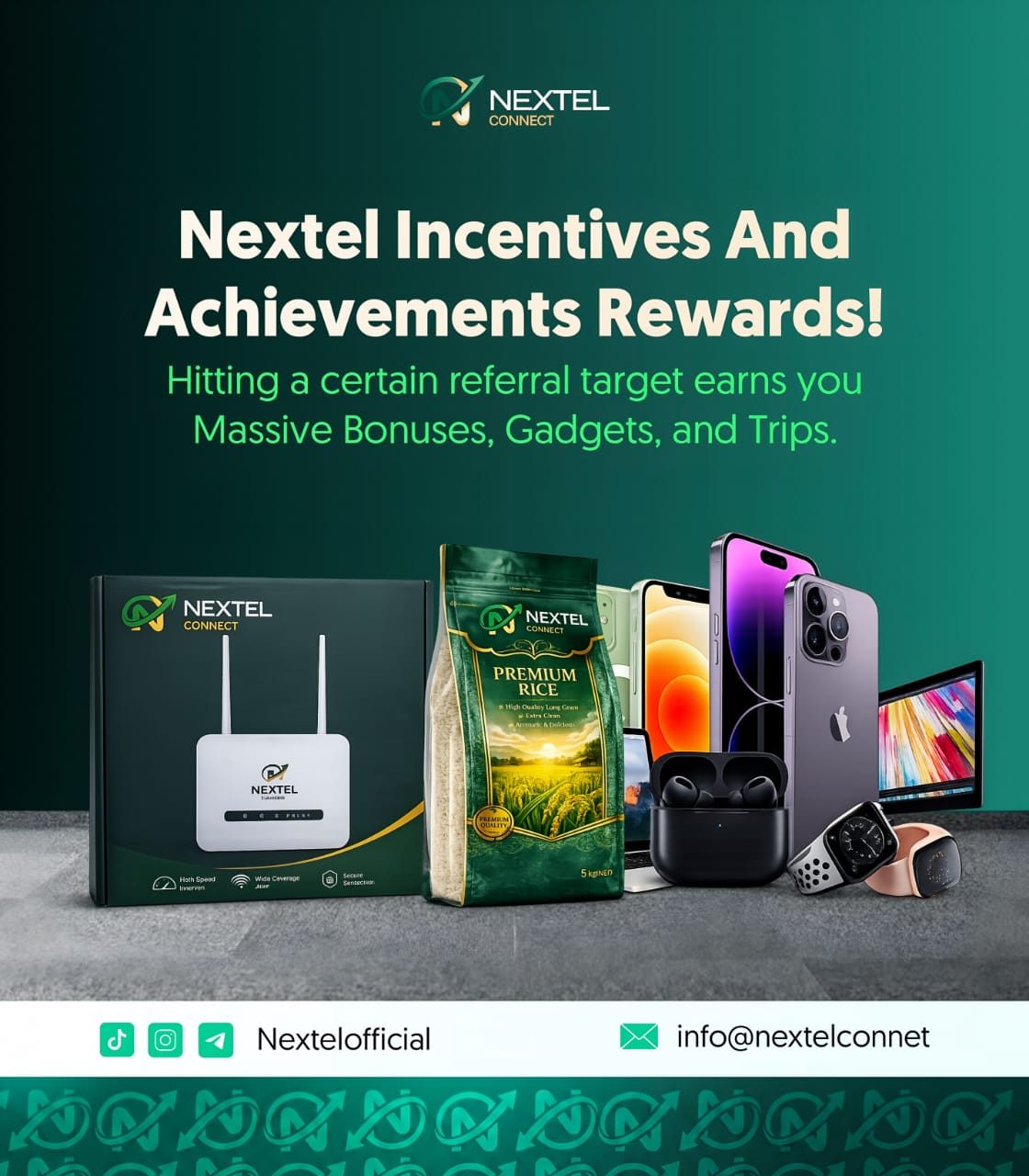 Nextel referral connect bonus and incentive rewards