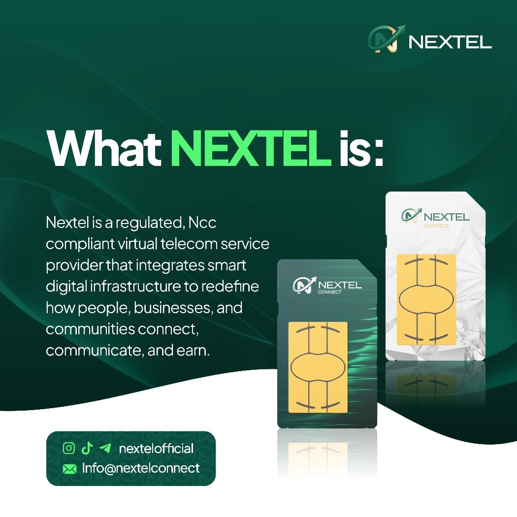 What Nextel is — regulated NCC-compliant virtual telecom provider